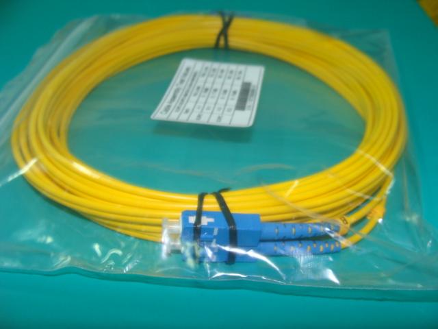 SC/UPC Fiber optic patch cord Singlemode Simplex 2.0mm Yellow OFNP cable