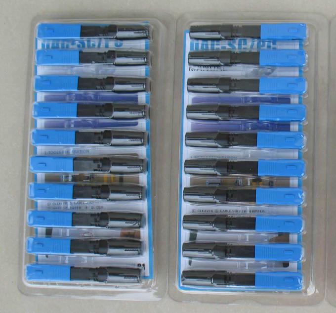 SC Quick Assembly Fiber Optics Connector SM/MM Green / Beige / Blue