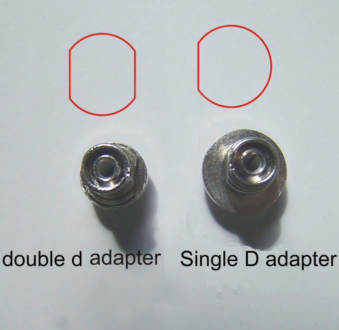Single D Type FC APC / UPC Fiber Optic Adapter Green Or Red Color