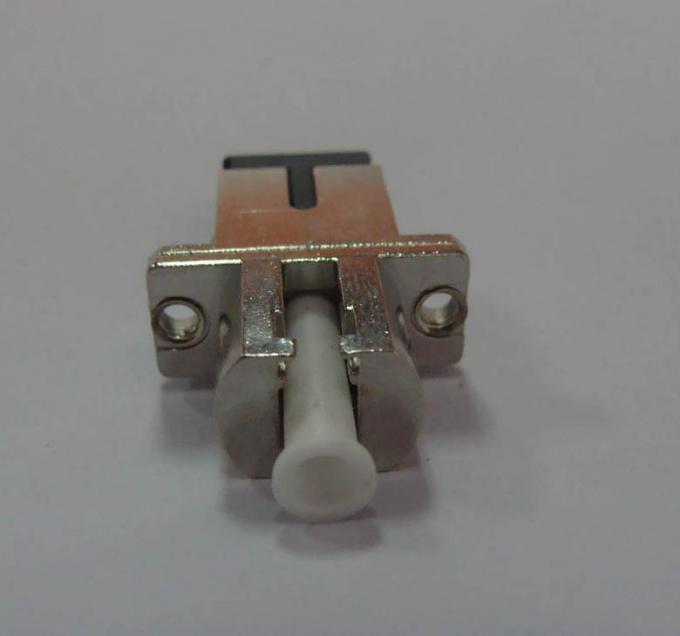Zinc Alloy LC-SC Simplex Fiber Optic Adapter With Ceramic Ferrule