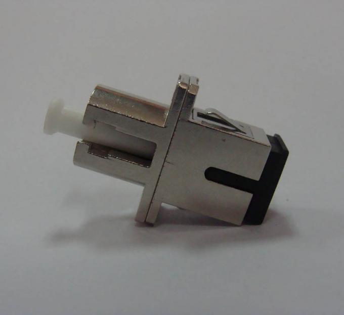 Zinc Alloy LC-SC Simplex Fiber Optic Adapter With Ceramic Ferrule