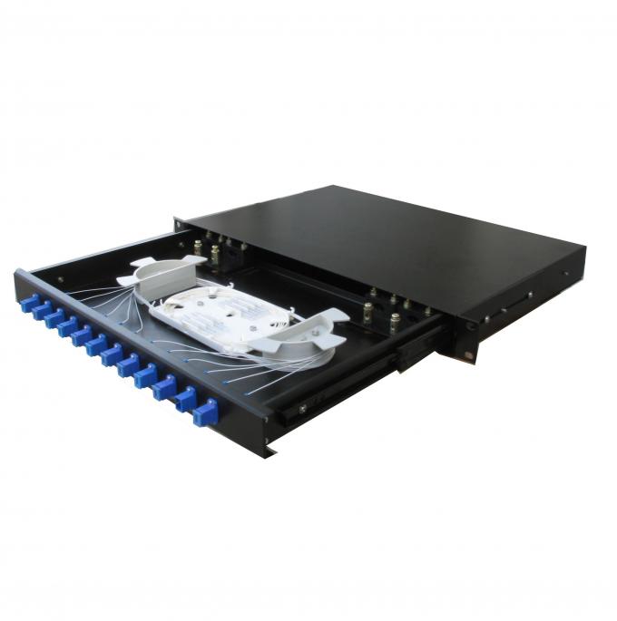 19 inch Rack-mount ODF Fiber Optic Patch Panel fixed type 12-144 ports FC,SC,LC,ST adapter