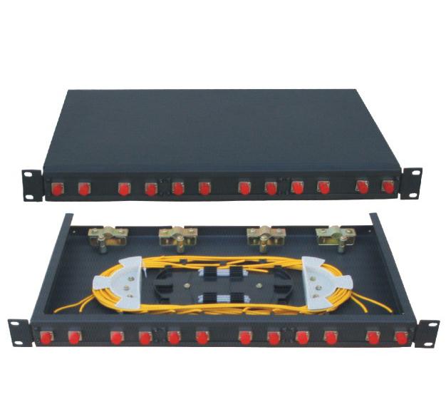 19 inch Rack-mount ODF Fiber Optic Patch Panel fixed type 12-144 ports FC,SC,LC,ST adapter