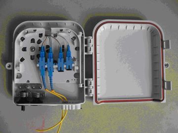 China Plastic FTTH CATV Fiber Optic Splitter Distribution Box 8 port factory