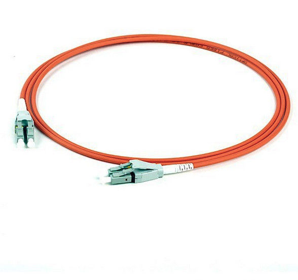 Orange Multimode Duplex Uniboot Fiber Optic Patch Cord 3Mtrs Corning LSZH