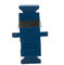Blue color Ceramic or Bronze Sleeve SC/PC-SM Fiber Optic Adapter for Active Device Termination