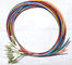 Bundle Fiber Optic Pigtails with FC/SC/LC connector,length is customized