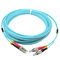 OM3 aqua duplex optical jumper FC/UPC corning fiber LSZH cable jacket