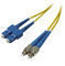 High tensile strength, flexible SC - ST Fiber Optic Patch Cord, Insertion Loss ≤ 0.2dB