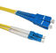 Yellow LSZH cable LC Loopback single-mode Fiber Optic Patch Cord
