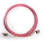 OM4 pink Duplex 3Mtrs OFNP Fiber Optic Patch Cord insertion loss <=0.2dB