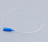 RoHS,ISO White cable LC SM Fiber Optic Pigtail with heat shrinkable tube