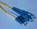 Fiber Optic Patch Cord LC-SC Single Mode Duplex , 0.9mm 2.0mm 3.0 mm