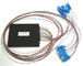1 × 8 PLC Fiber Optic Splitter, ABS Package, 0.9mm cable,Low Polarization Dependent Loss