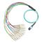 Elite 10M 12 24 Core 3.0MM SM MM Breakout Fan Out Cable With CCA CPR Rated