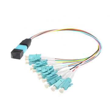 OEM MPO/MTP Multi-Core Cable 8 cores MTP to LC Duplex Patchcord Trunk Cable
