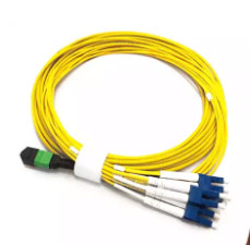 Optic SM MTP MPO To LC FC 12F LSZH Fanout Patch Cord For FTTH