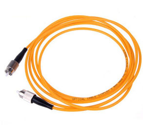Orange color Fiber Optic Patch Cord FC To FC Multimode Simplex