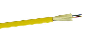 Ribbon Flat Fiber Optical Cable Sinlge Mode With Flame-Retardant Jacket