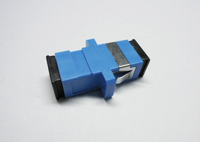 Ceramic Fiber Ferrule Blue SC UPC SM Simplex Fiber Optic Adapter with ...