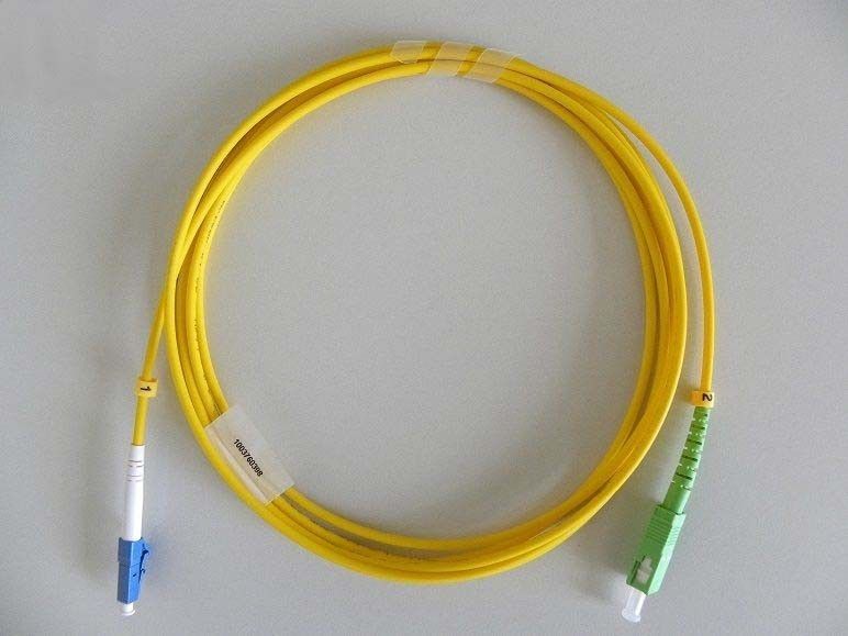 1M, 3M, 5M, Customized Fiber Optic Patch Cord LCSC Simplex Single Mode