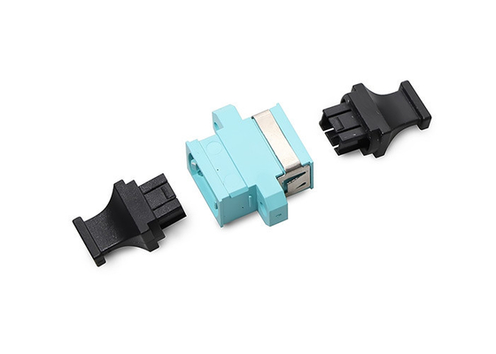 MPO MTP Optic Fiber Adapter With Ear Fiber Optic Connector Plastic