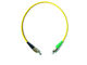1, 2, 3 meter or customized Yellow color FC APC Fiber Optic Patch Cord with LSZH cable