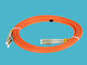 LSZH orange cable LC MM Fiber Optic Patch Cord, SM PC≥ 50dB Return Loss
