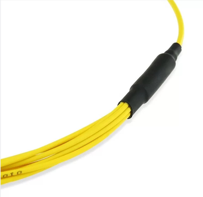 Singlemode Breakout LC DX 2.0mm Mtp Fiber Cable Yellow Color