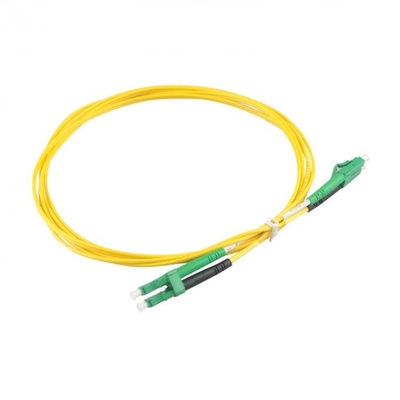 9/125 SM Duplex 3.0mm Fiber Patch Cords Lc Apc To Lc Apc