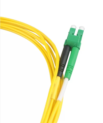 9/125 SM Duplex 3.0mm Fiber Patch Cords Lc Apc To Lc Apc