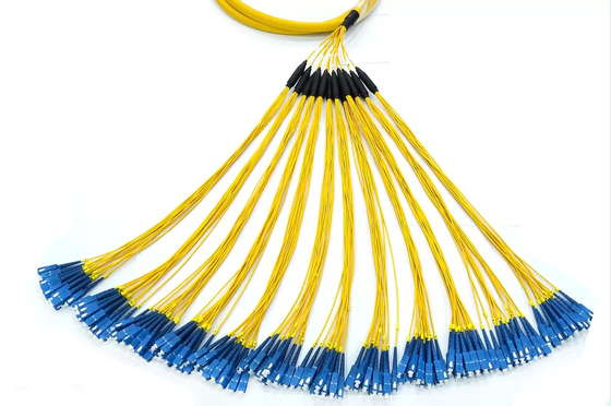 SC UPC G652D 12 Branches 144 Core Fiber Optic Patch Cords