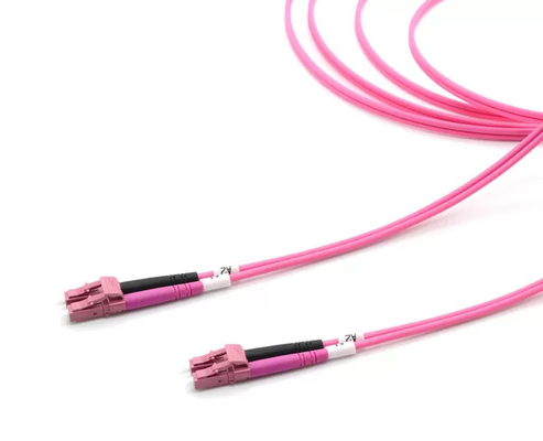 LC Upc To LC Upc Multimode OM4 3.0mm Fiber Optic Patch Cords
