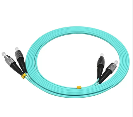 3.0mm Aqua Green MultiMode OM3 Duplex Fiber Patch Cord