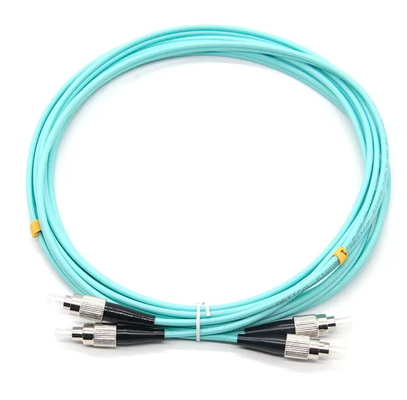 3.0mm Aqua Green MultiMode OM3 Duplex Fiber Patch Cord