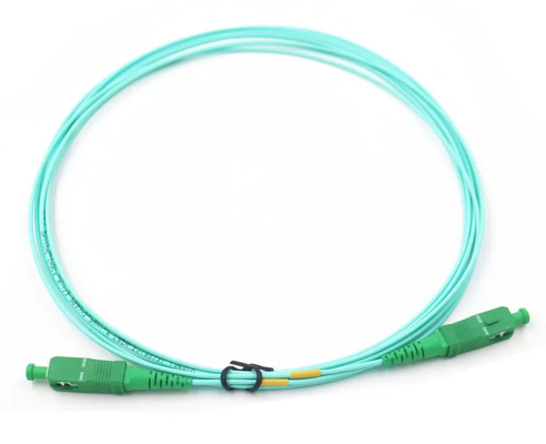 FTTH OM3 Simplex Aqua 3m Sc Apc To Sc Apc Patch Cords