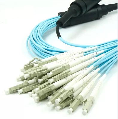 OM3 Multimode Branch Multicore 0.5M LC Optical Fiber Jumper