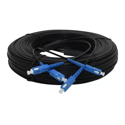 SC UPC To SC UPC 100m G657A FTTH SM SX Optical Jumper Cord