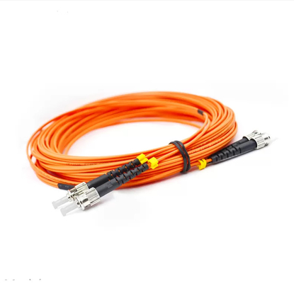 Orange 2.0mm Multimode Duplex LSZH Sc To St Fiber Patch Cable