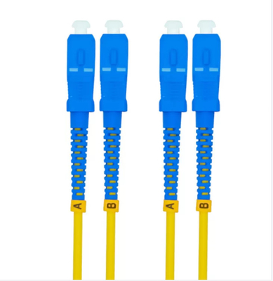 SC/UPC G652D Single Mode LSZH 2.0mm Fiber Optic Patch Cords