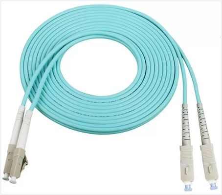 OM3 Aqua Green Duplex Multimode CATV Patch Cord Jumper