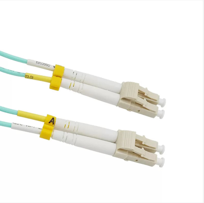 multimode lc lc connector om4 50/125 duplex jumper lszh jacket 1m fiber optic patch cord