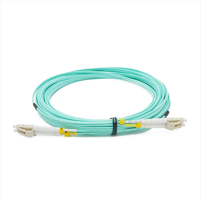 multimode lc lc connector om4 50/125 duplex jumper lszh jacket 1m fiber optic patch cord