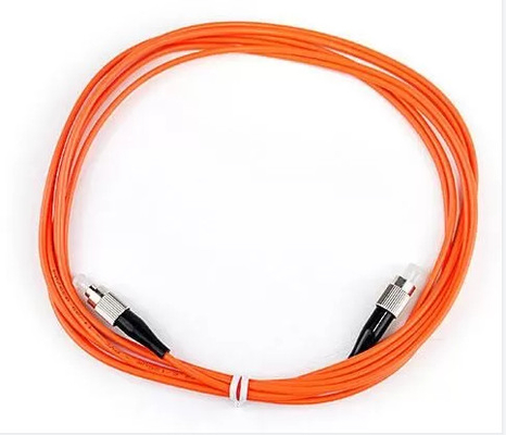 Orange Color 3.0mm SC Simplex Multimode Patch Cord 3M