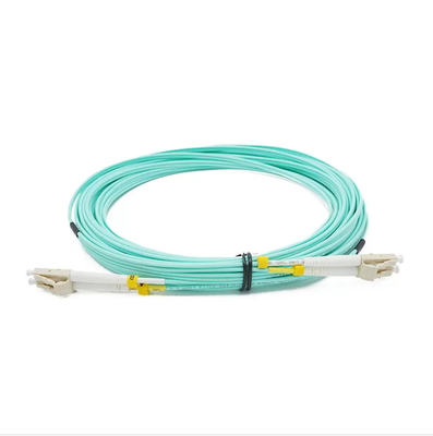 Lszh Jacket 1m Fiber Optic Patch Cord Multimode Lc Lc Connector Om4