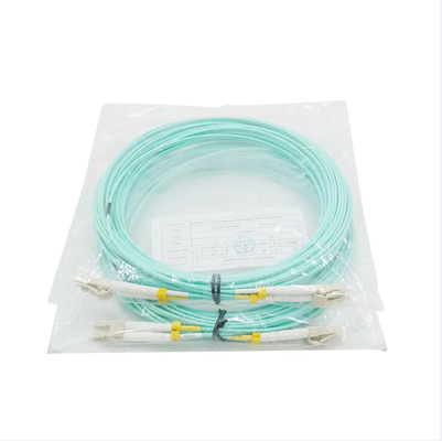 Lszh Jacket 1m Fiber Optic Patch Cord Multimode Lc Lc Connector Om4