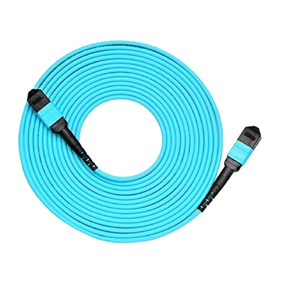 MPO MTP Patch Cord Connector 8 Core 12 Core 24 Core OM3 Fiber Optical
