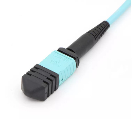 High quality Connector singlemode SM 12 core 3m mpo fiber optic patch cord MPO to LC