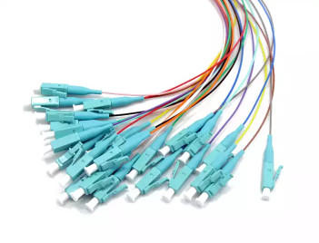 OM3 24 Core MM 0.9mm Patch Cables MPO Male - LC Fiber Patch Optic Patch Cord