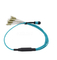 High  Quality B Type Blue MPO - DX LC 12 Fiber LSZH Fiber Optic Patch Cord